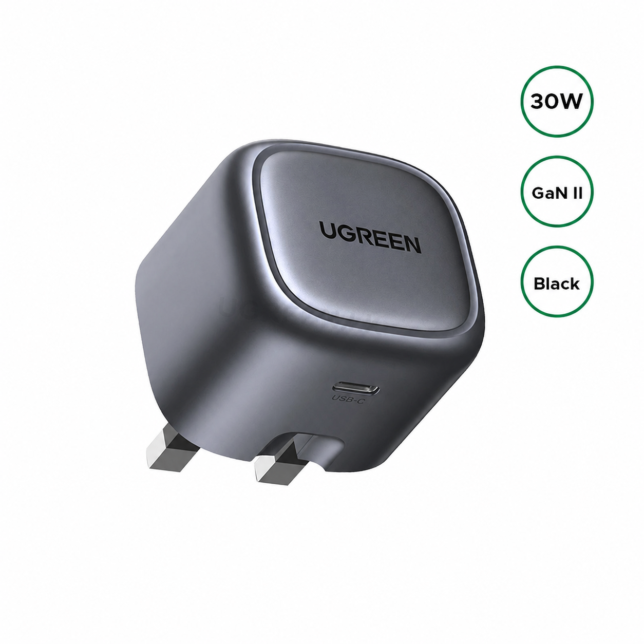 UGREEN Nexode 30W UK Pin Type-C GaN Fast Charger CD305-90878